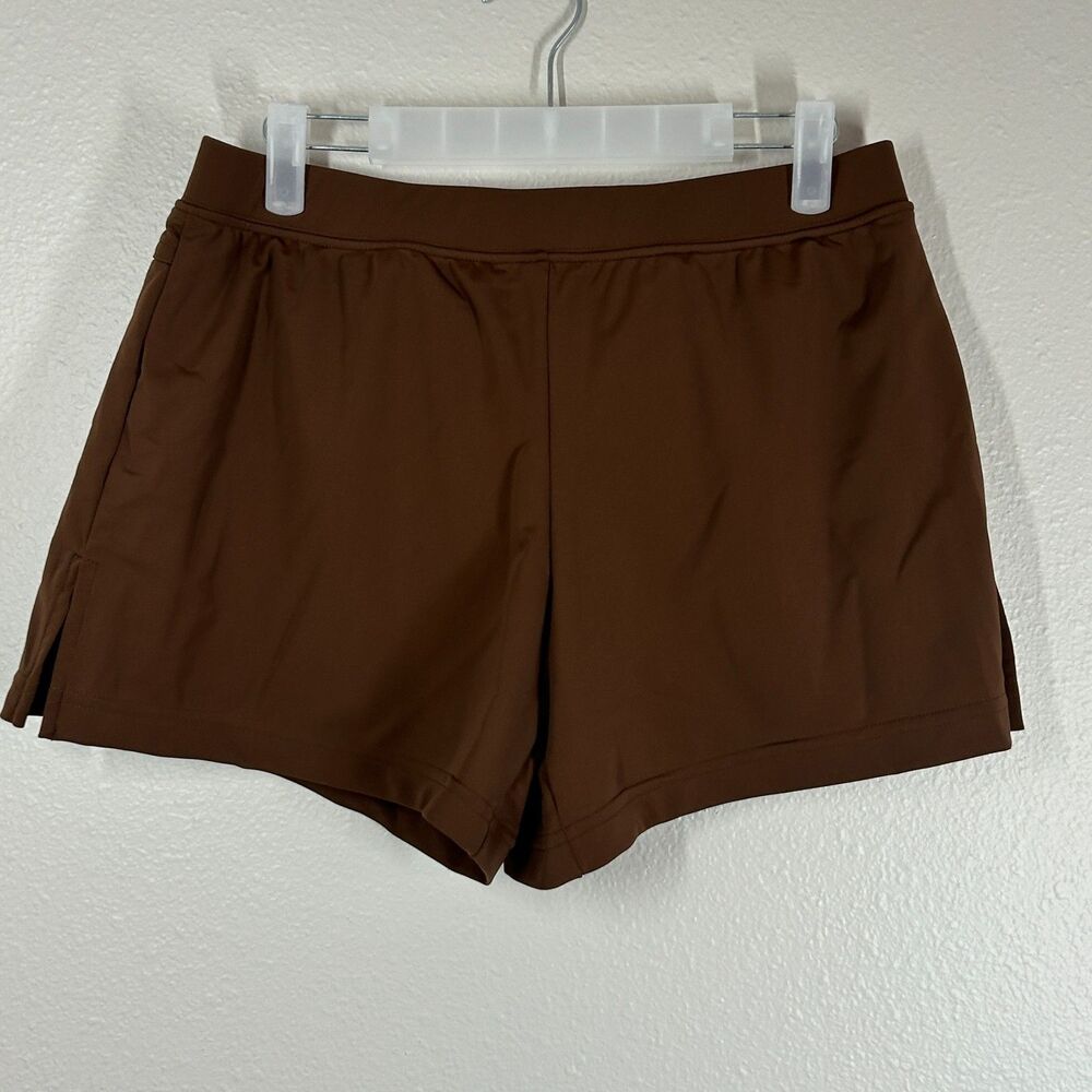 Jerdog Women's Brown Athletic Shorts Size Small Tennis USA Lined